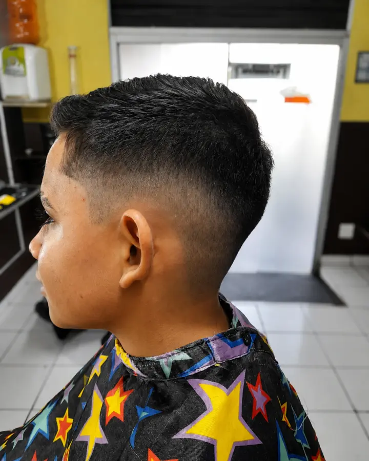 Degradê moderno realizado na Leandro Barbearia